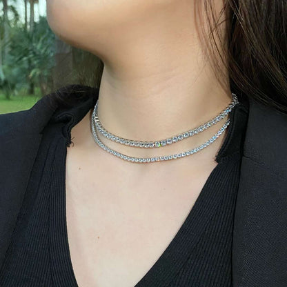 [Rosla]Elegant Tennis Chain Necklace