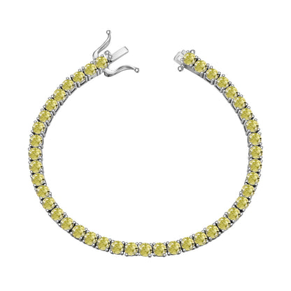 [Rosla]Ornate Dazzling Round Cut Tennis Bracelet