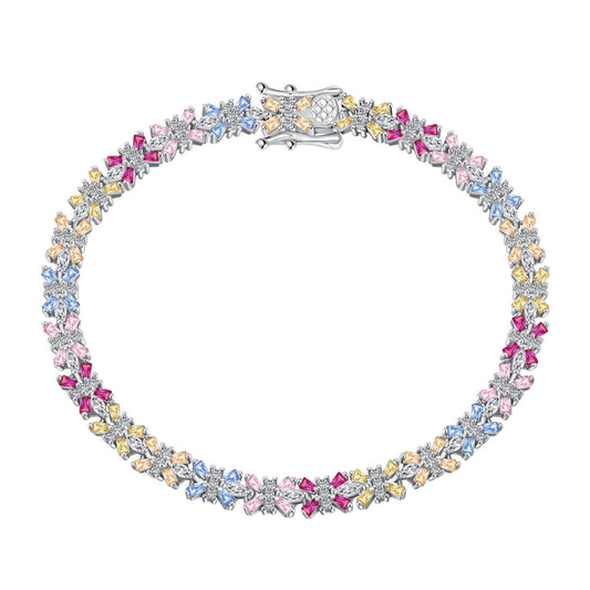 [Rosla]Radiant Colorful Emerald Cut Party Bracelet