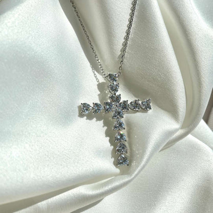 [Rosla]Radiant Cross Shape Necklace