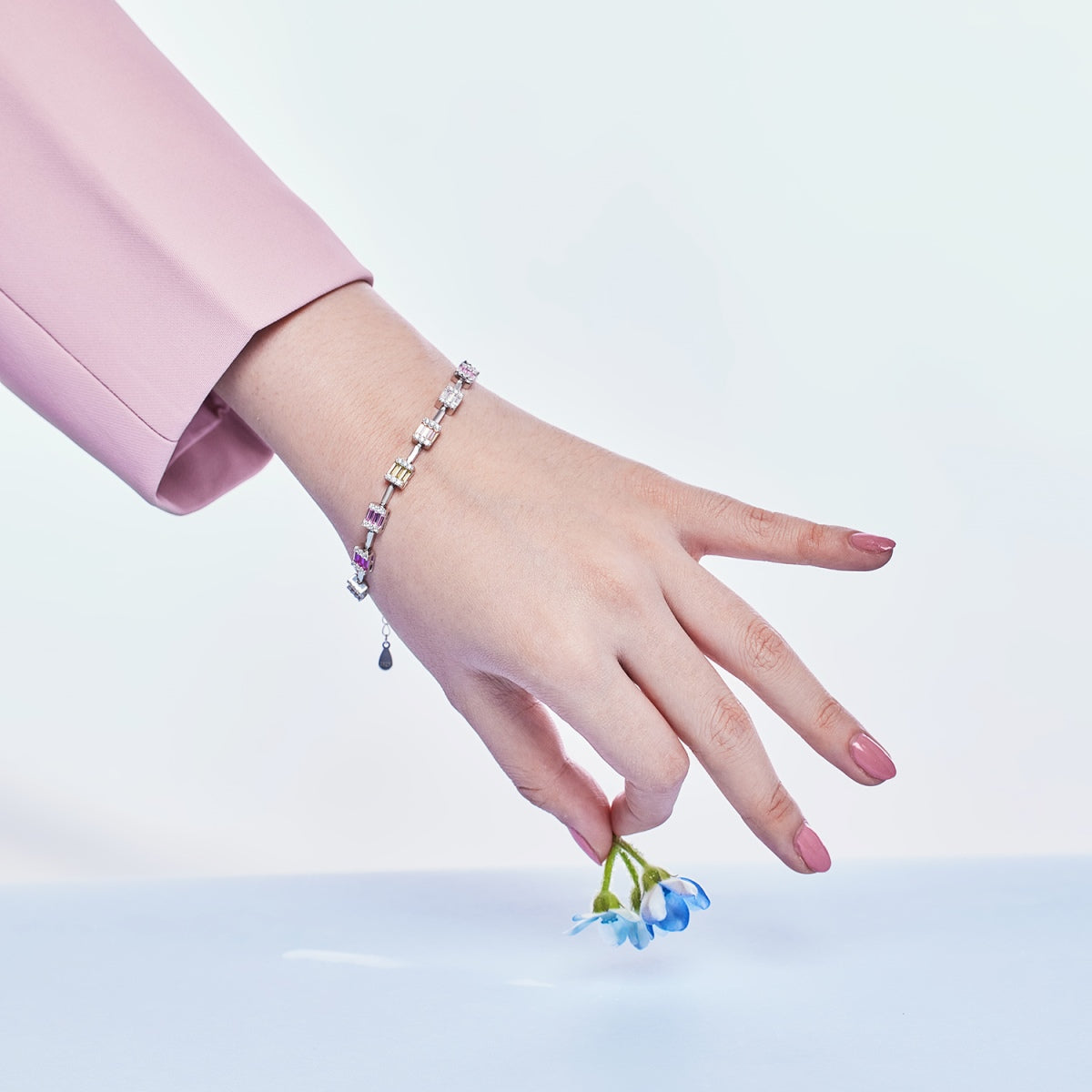 [Rosla]Dainty Charming Emerald Cut Daily Bracelet