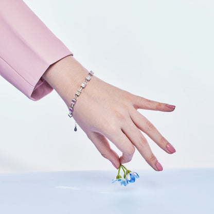 [Rosla]Dainty Charming Emerald Cut Daily Bracelet