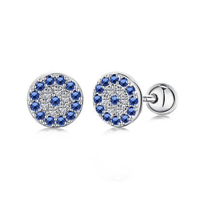 [Rosla]Devil's Eye Ear Bone Nail Earrings