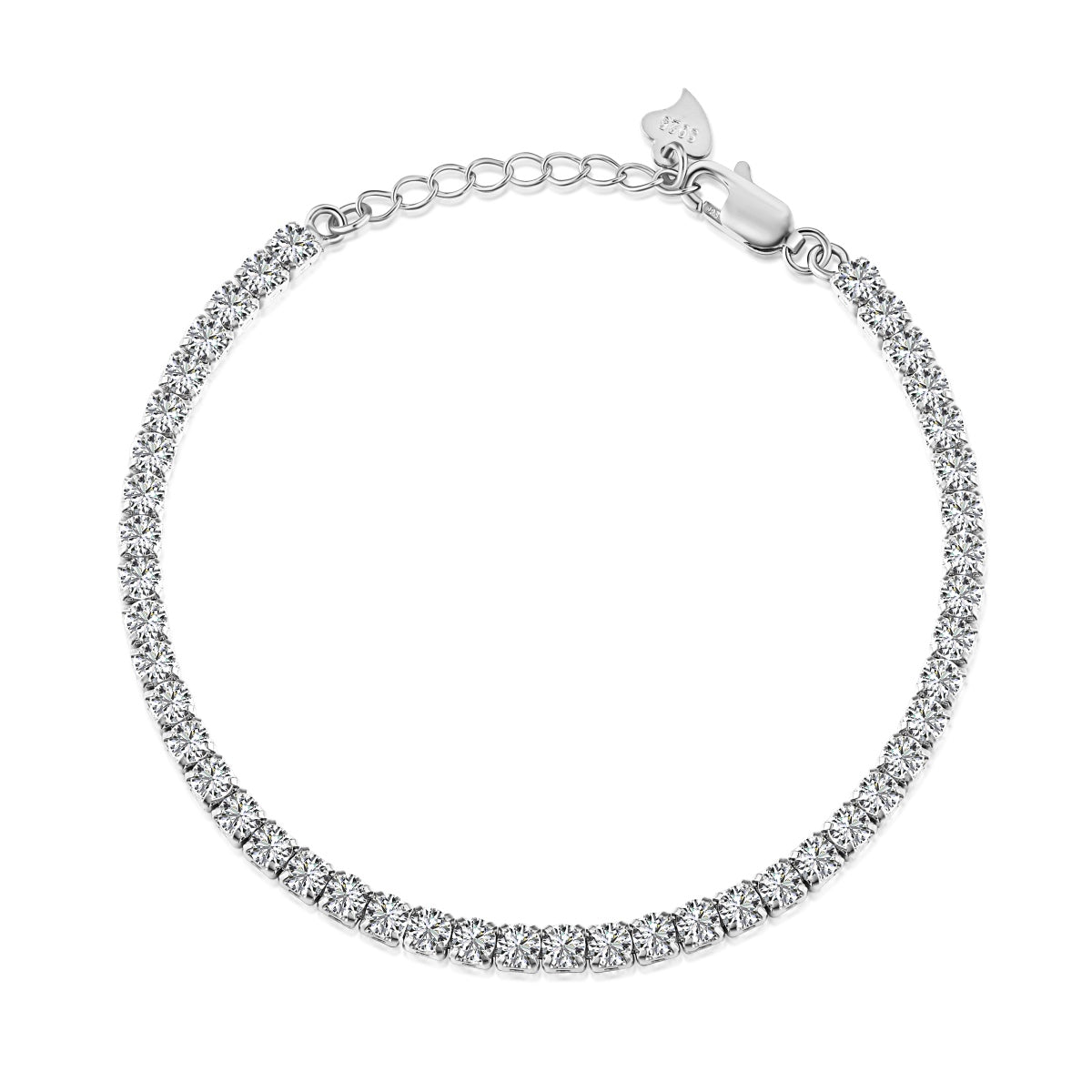 [Rosla]Sparkling Round Cut Daily Bracelet