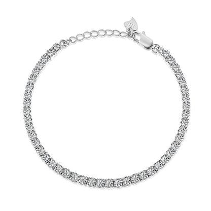 [Rosla]Sparkling Round Cut Daily Bracelet