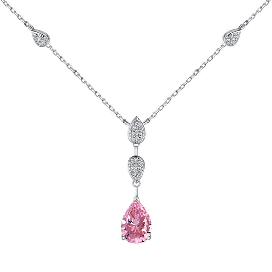 [Rosla]Dazzling Pear Cut Necklace