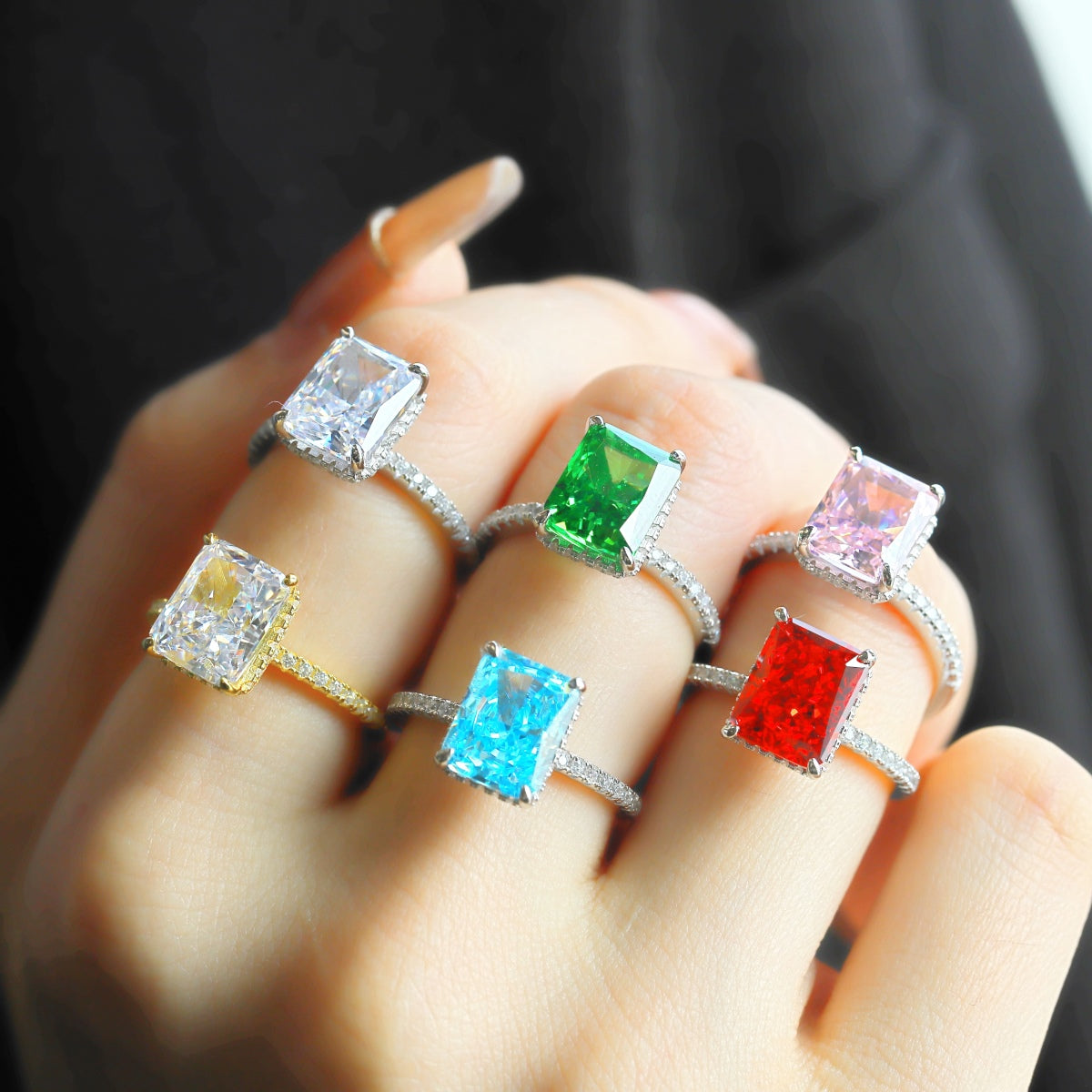 [Rosla]4.0 Carat Luxurious Engagement Ring