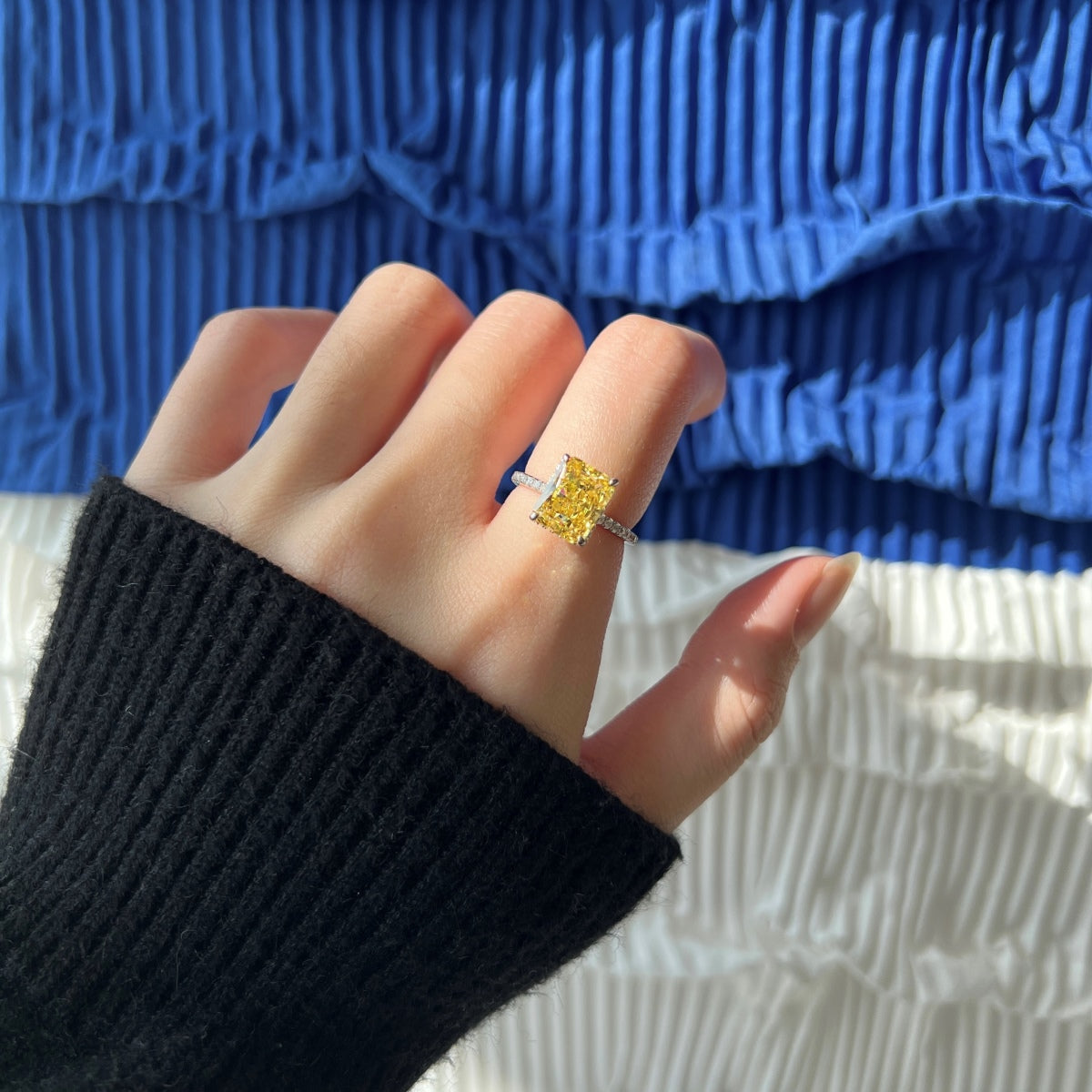 [Rosla]4.0 Carat Luxurious Engagement Ring