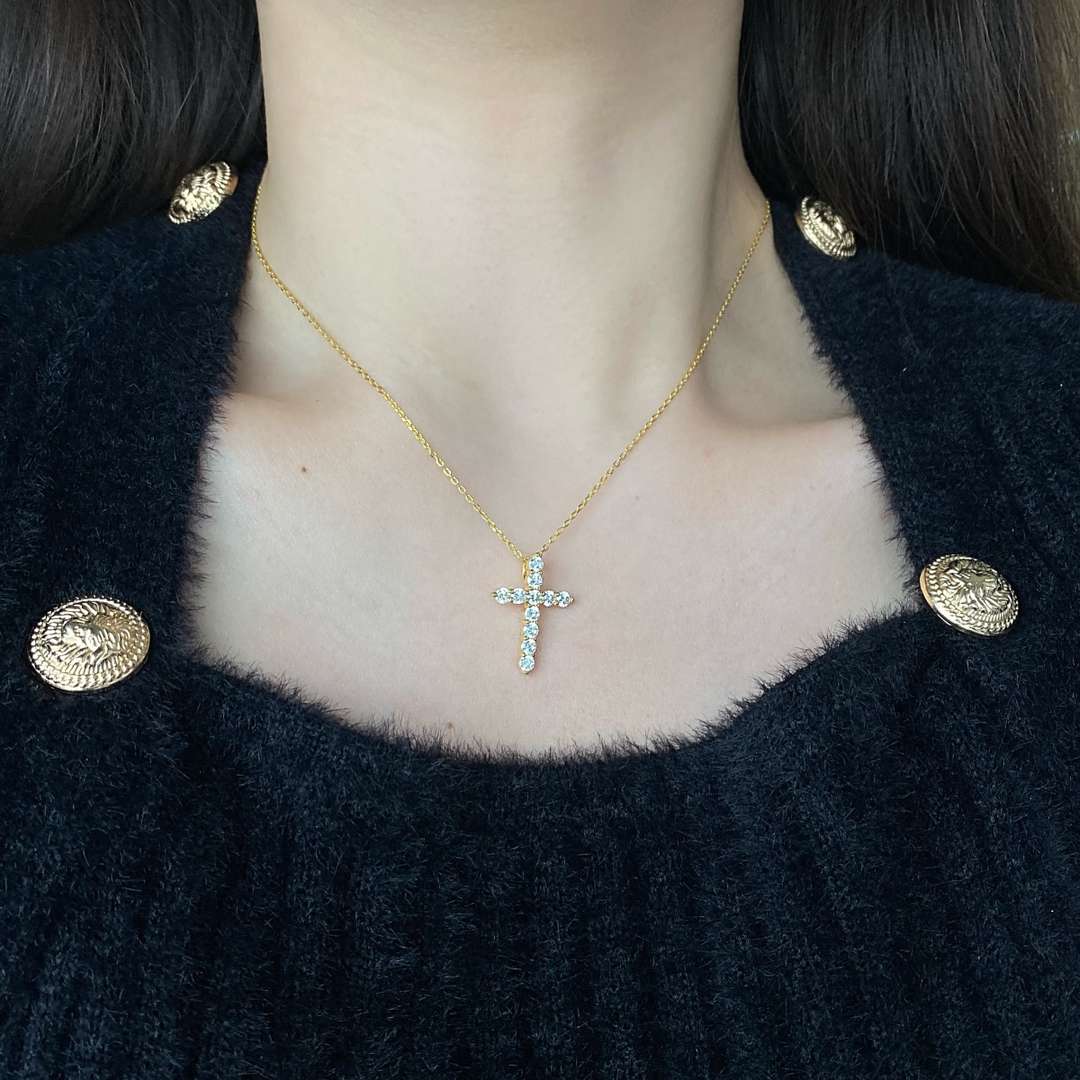 [Rosla]Unique Cross Shape Necklace