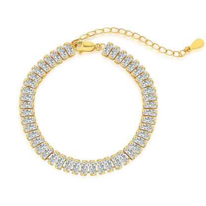 [Rosla]Exquisite Emerald Cut Daily Bracelet