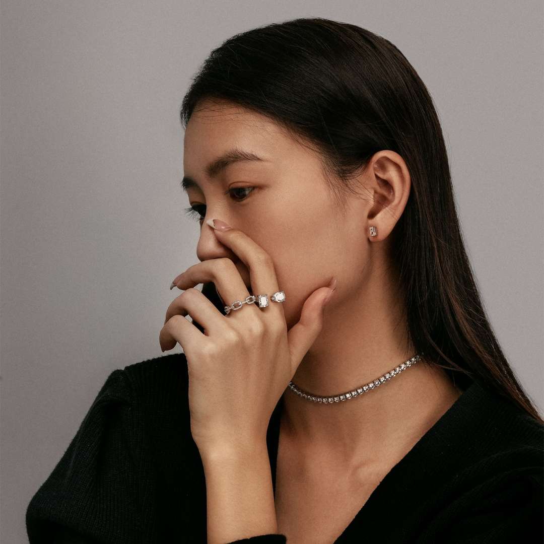 [Rosla]Elegant Tennis Chain Necklace