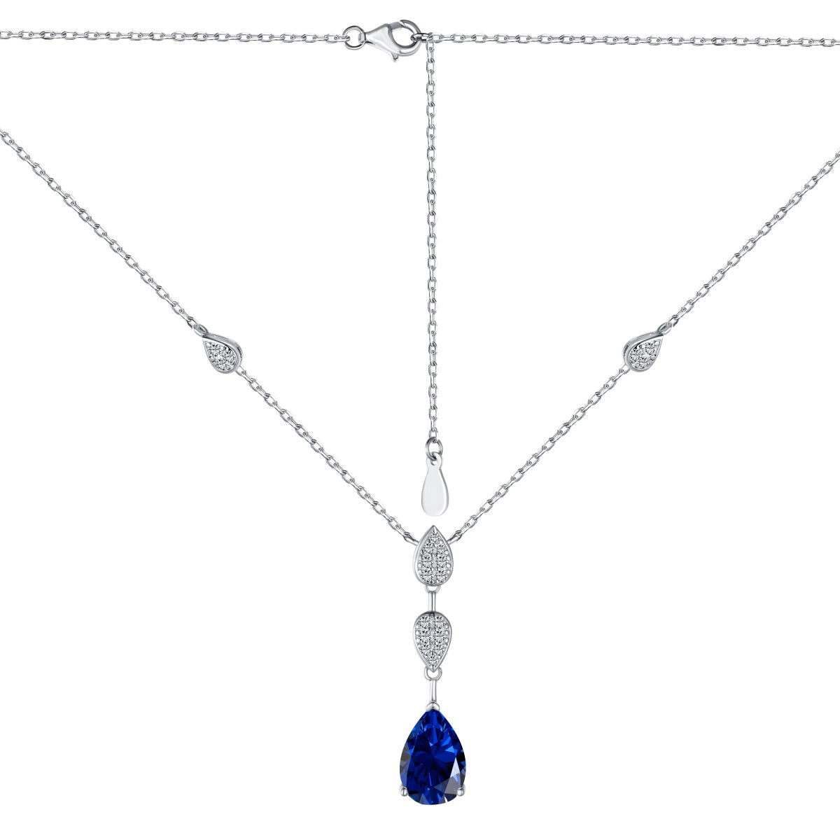 [Rosla]Dazzling Pear Cut Necklace