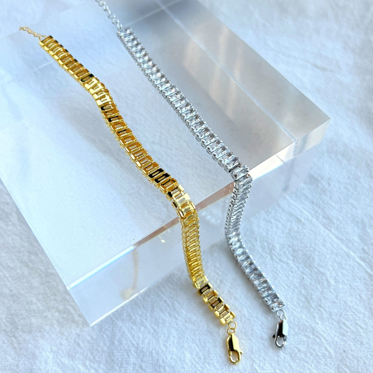 [Rosla]Exquisite Emerald Cut Daily Bracelet