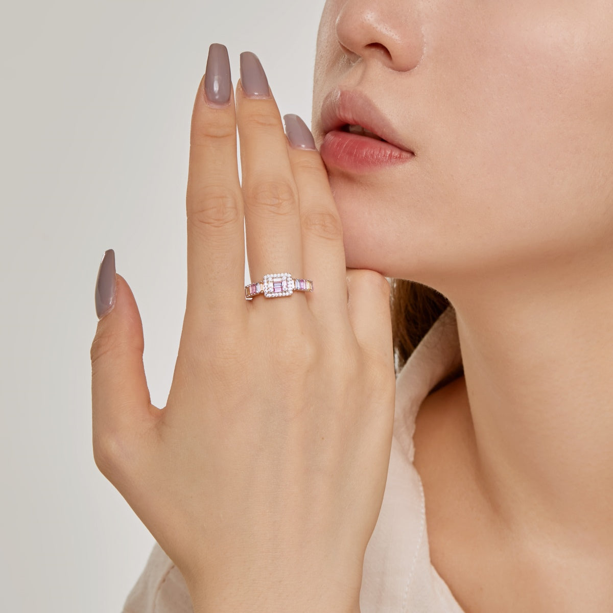 [Rosla]Exquisite Colorful Radiant Cut Party Ring