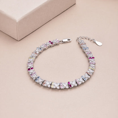 [Rosla]Unique Colorful Flower Shape Daily Bracelet