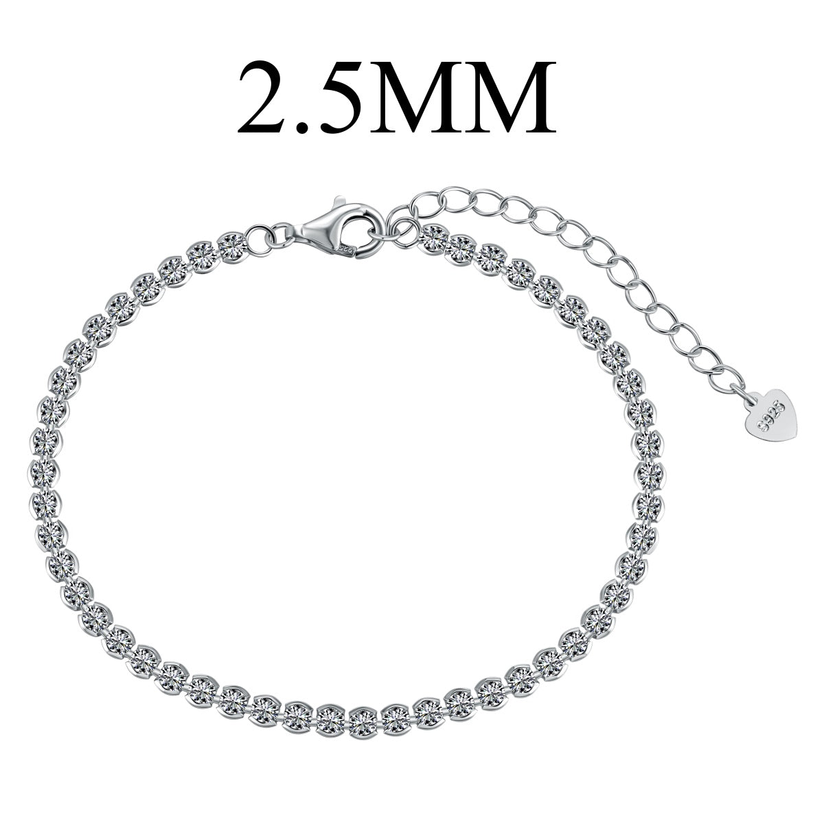[Rosla]Dazzling Sparkling Round Cut Daily Bracelet