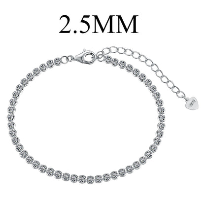 [Rosla]Dazzling Sparkling Round Cut Daily Bracelet