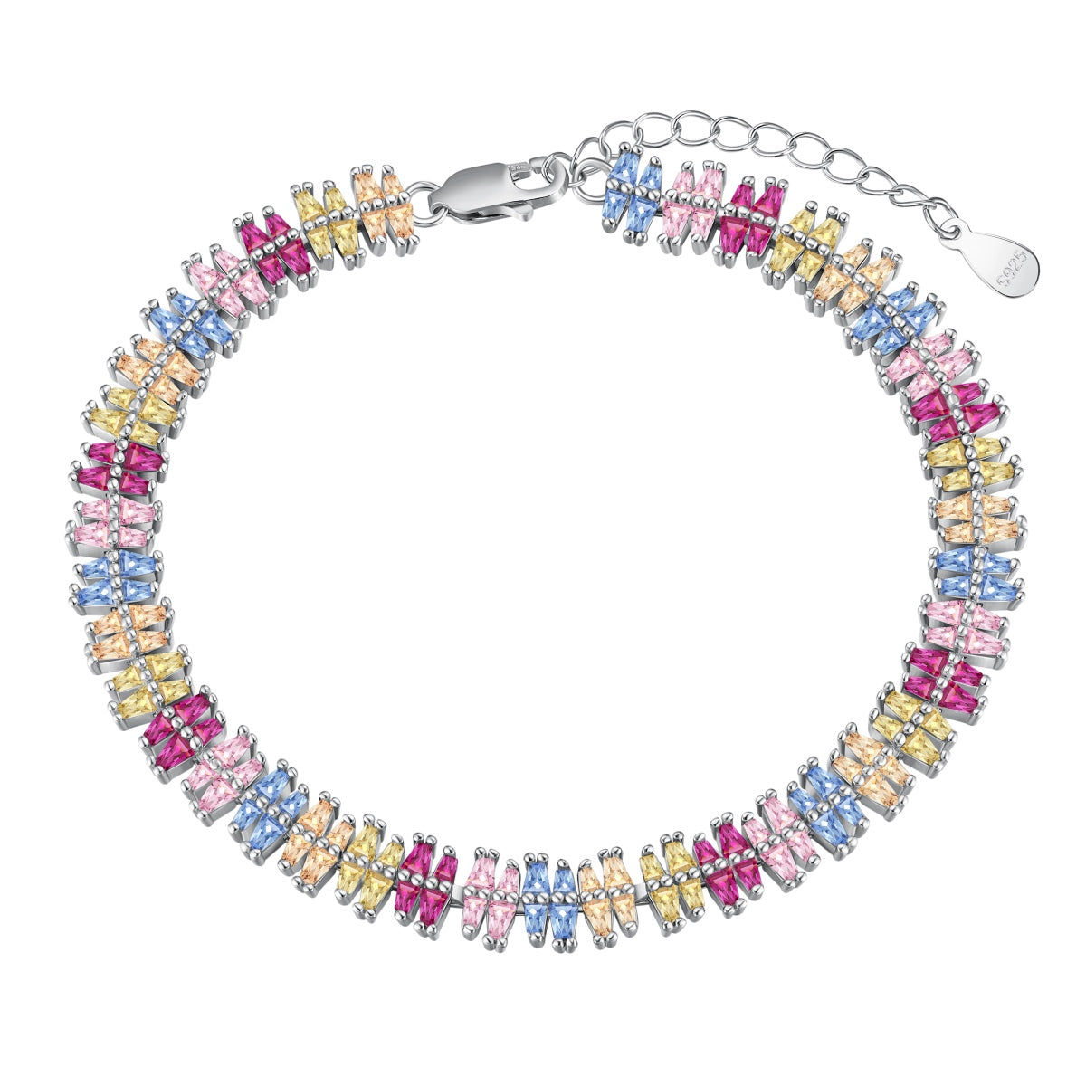 [Rosla]Sparkling Exquisite Multi Cut Party Bracelet