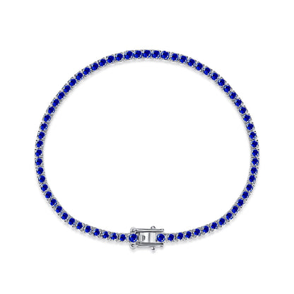 [Rosla]Dazzling Colorful Round Cut Daily Bracelet