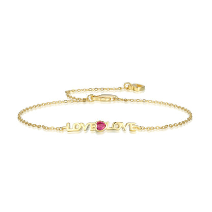 [Rosla]Romantic Heart Shape Lover Bracelet