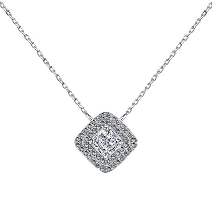 [Rosla]Sparkling Asscher Cut Necklace