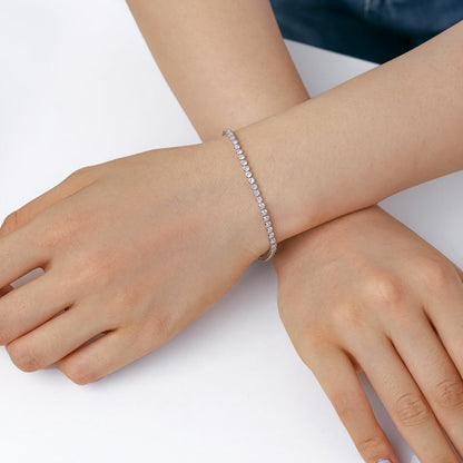 [Rosla]Dazzling Sparkling Round Cut Daily Bracelet