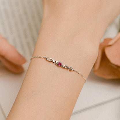 [Rosla]Romantic Heart Shape Lover Bracelet