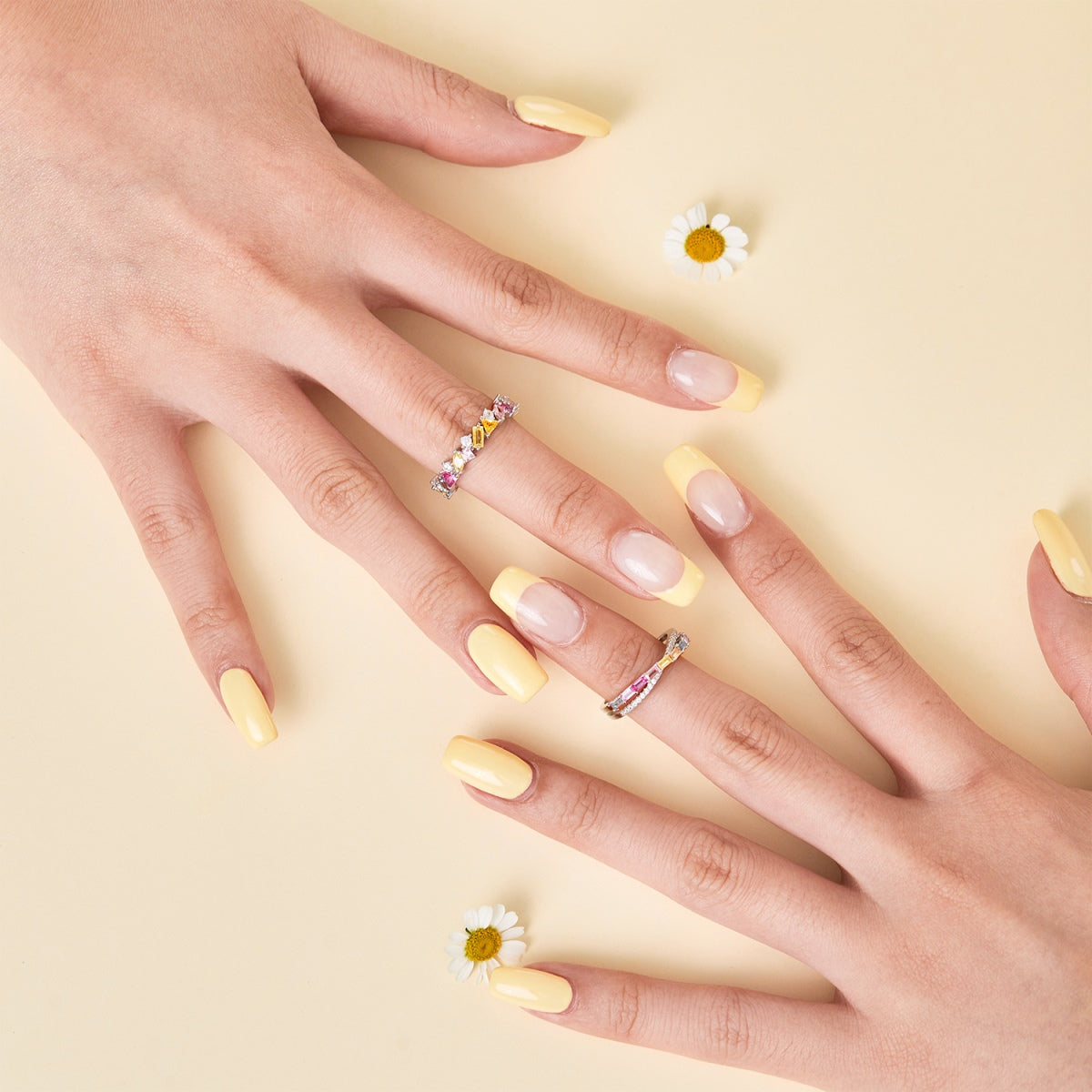 [Rosla]Energetic Elegant Radiant Cut Party Ring