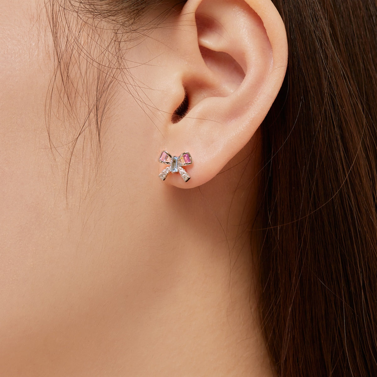 [Rosla]Ornate Butterfly Shape Daily Earrings