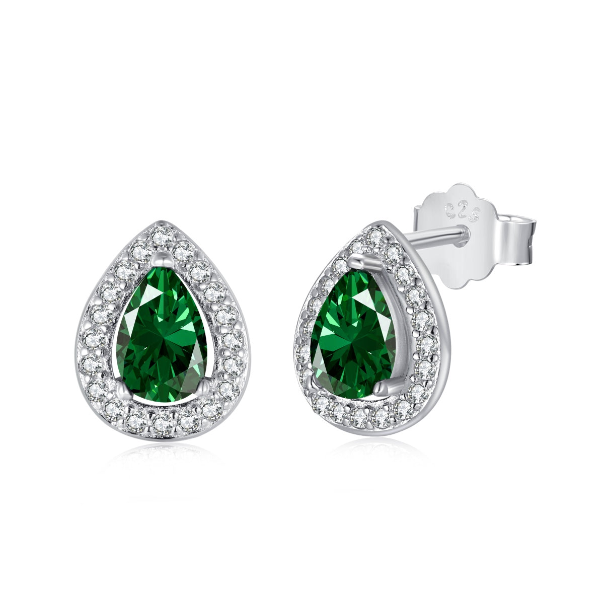 [Rosla]Luxurious Water Drop Shape Earrings