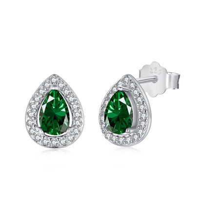 [Rosla]Luxurious Water Drop Shape Earrings