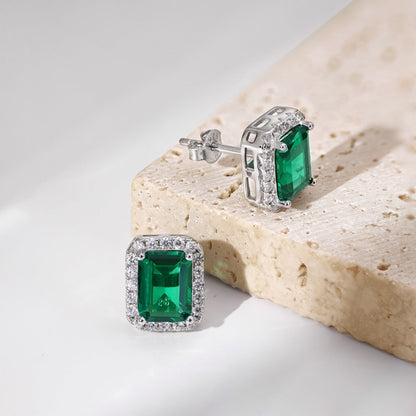 [Rosla]Luxurious Dainty Emerald Cut Banquet Earrings