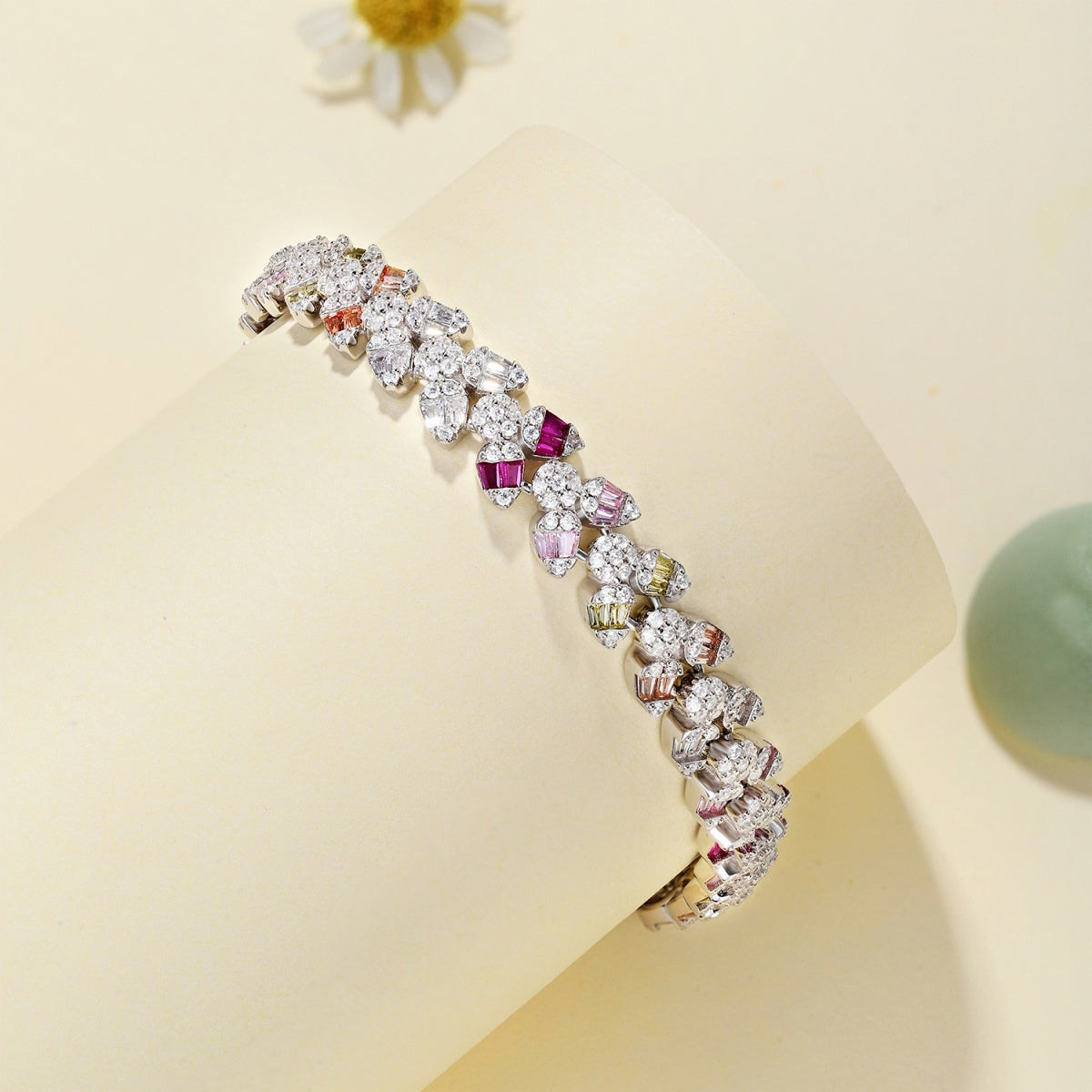 [Rosla]Dainty Exquisite Flower Shape Daily Bracelet