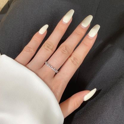 [Rosla]Elegant Resplendent Round Shape Party Ring