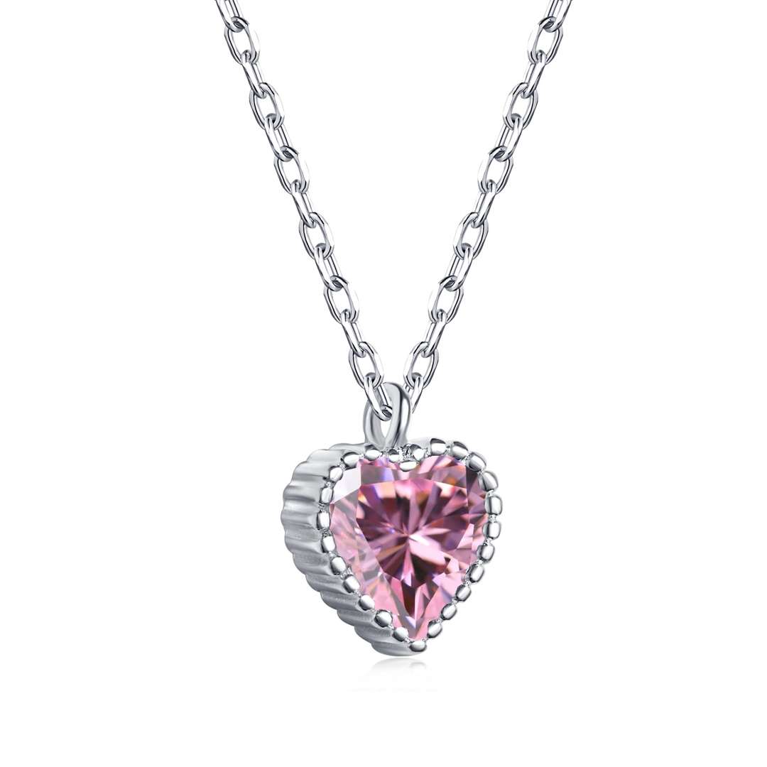 [Rosla]Ornate Heart Shape Necklace