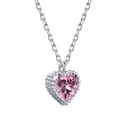[Rosla]Ornate Heart Shape Necklace