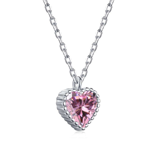 [Rosla]Ornate Heart Shape Necklace