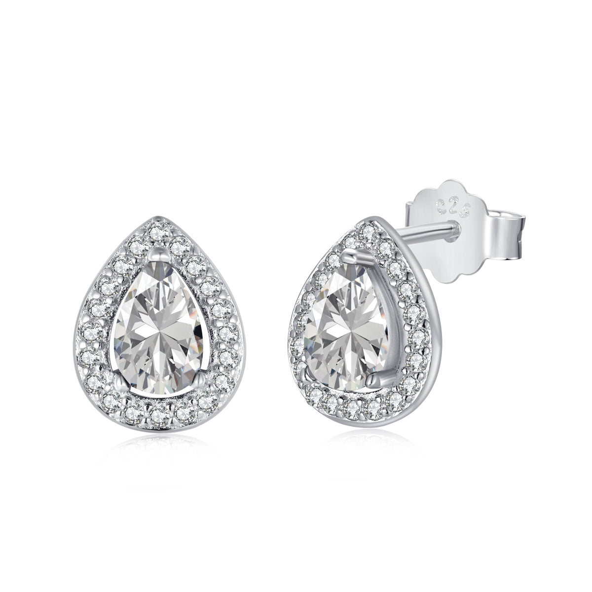 [Rosla]Luxurious Water Drop Shape Earrings