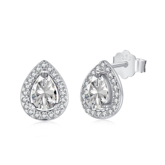 [Rosla]Luxurious Water Drop Shape Earrings