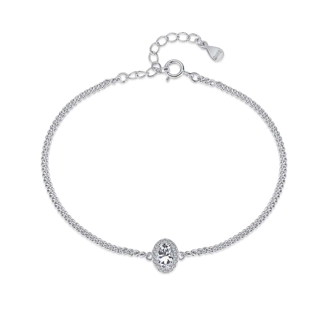 [Rosla]Exquisite Oval Shape Bracelet