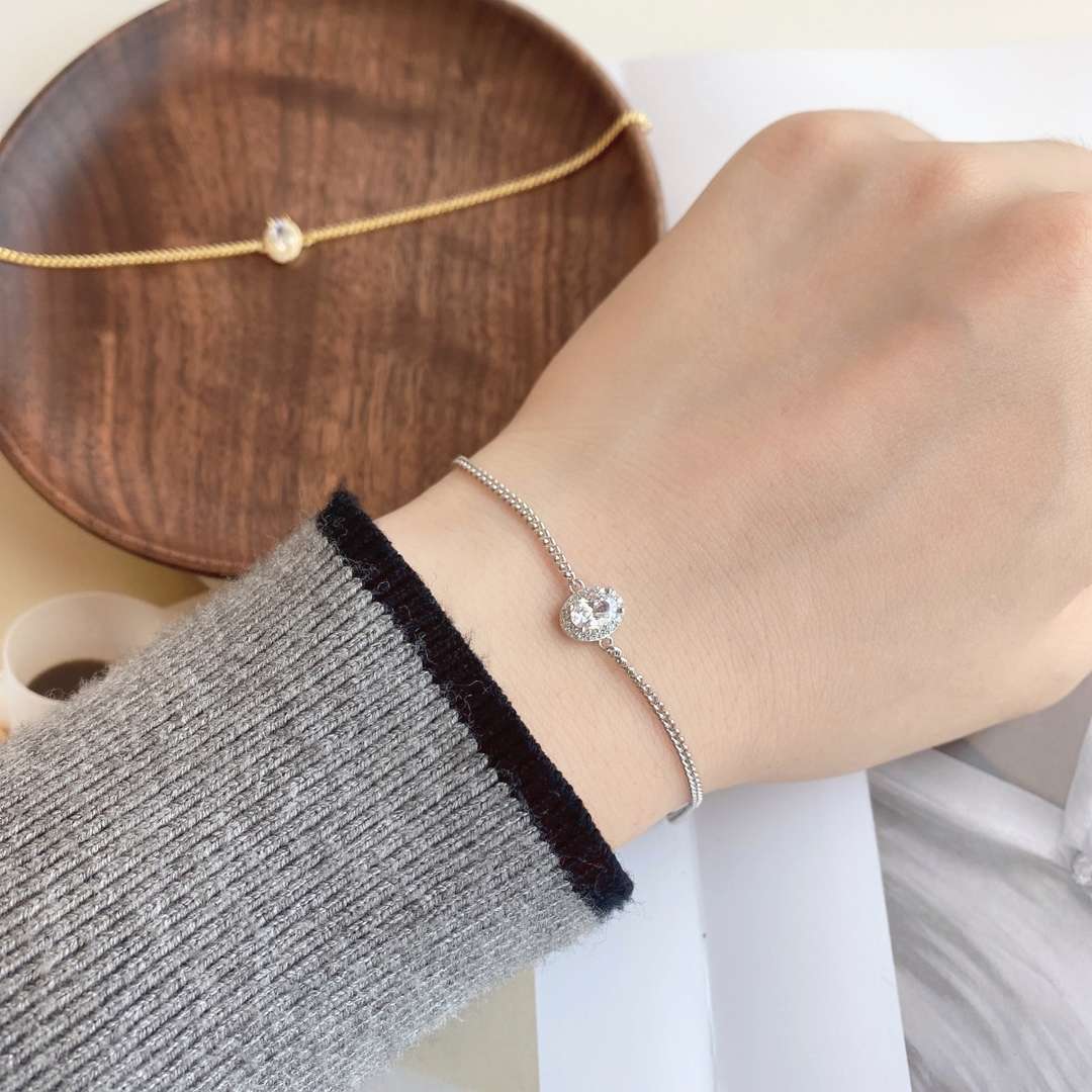 [Rosla]Exquisite Oval Shape Bracelet