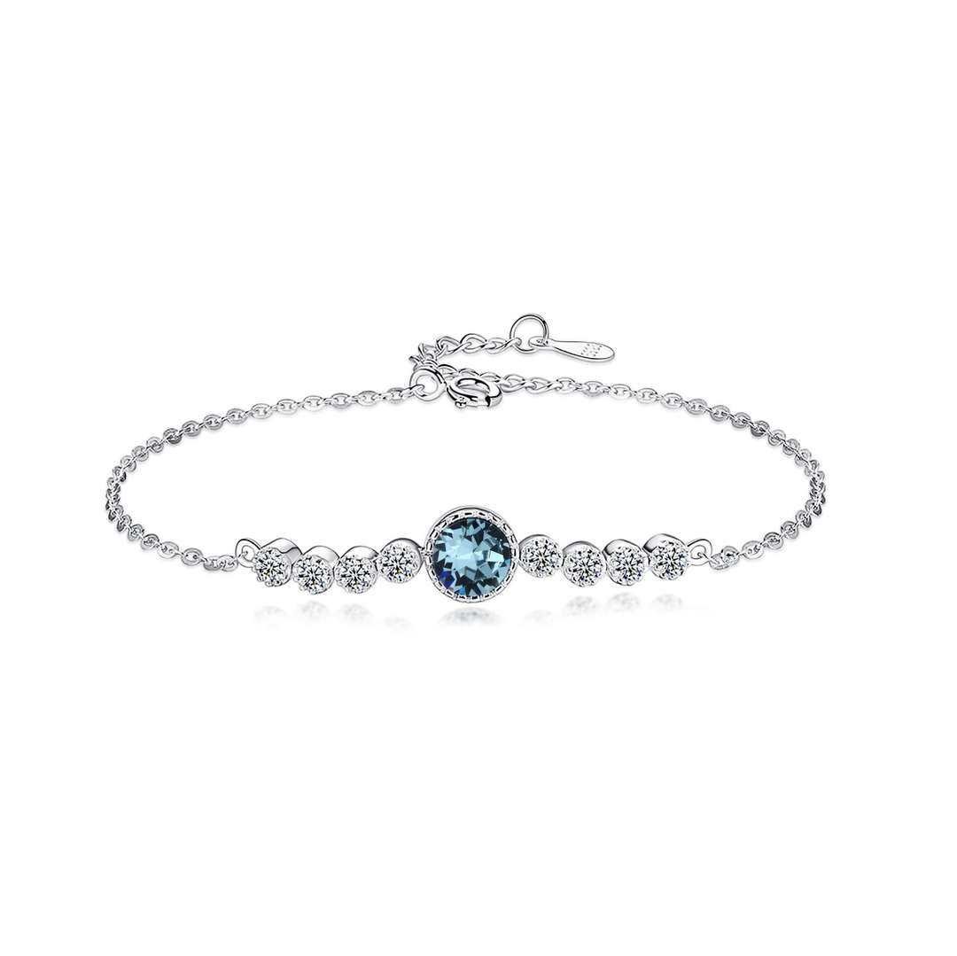 [Rosla]Luxurious Heart Of The Ocean Bracelet