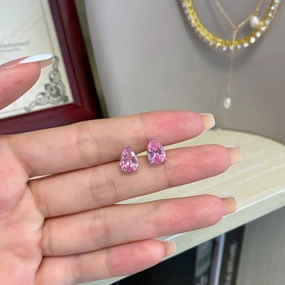 [Rosla]Ornate Water Drop Shape Earrings