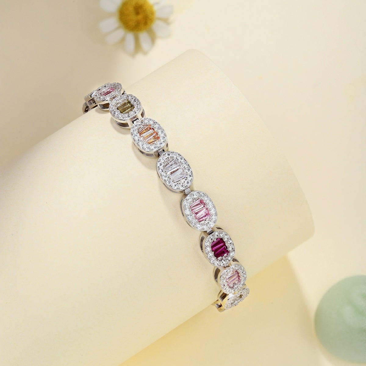 [Rosla]Exquisite Ornate Emerald Cut Daily Bracelet