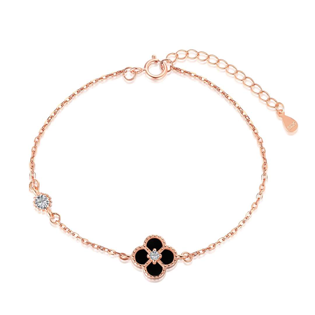 [Rosla]Delicate Four Leaf Clover Bracelet