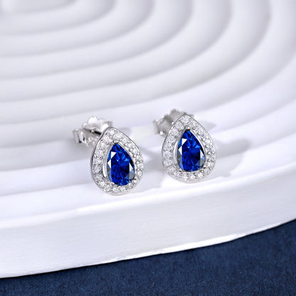 [Rosla]Luxurious Water Drop Shape Earrings
