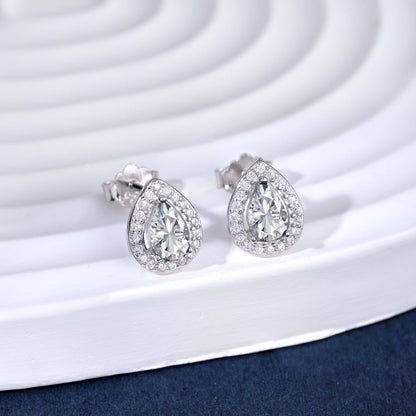 [Rosla]Luxurious Water Drop Shape Earrings