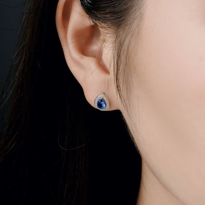 [Rosla]Luxurious Water Drop Shape Earrings
