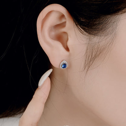 [Rosla]Luxurious Water Drop Shape Earrings