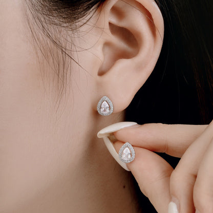 [Rosla]Luxurious Water Drop Shape Earrings